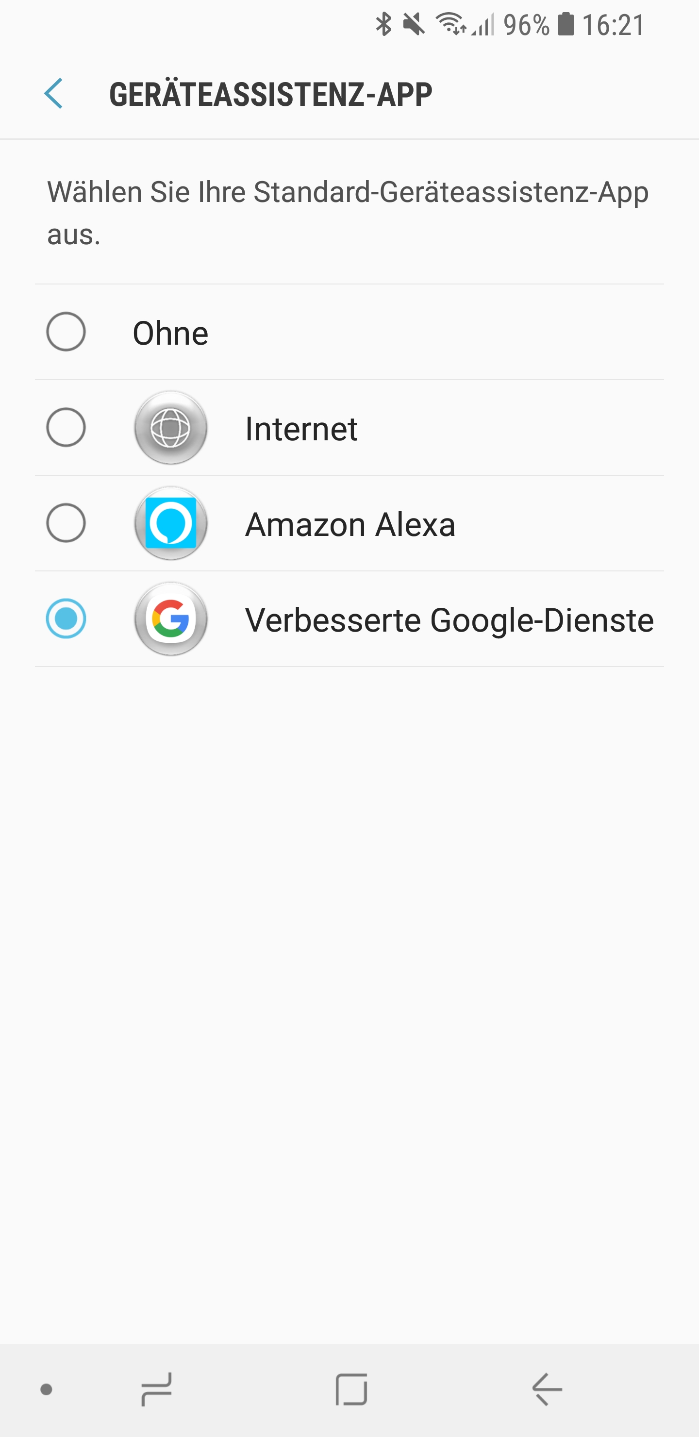Amazon Alexa als Standard Sprachassistent auf Smartphone 05