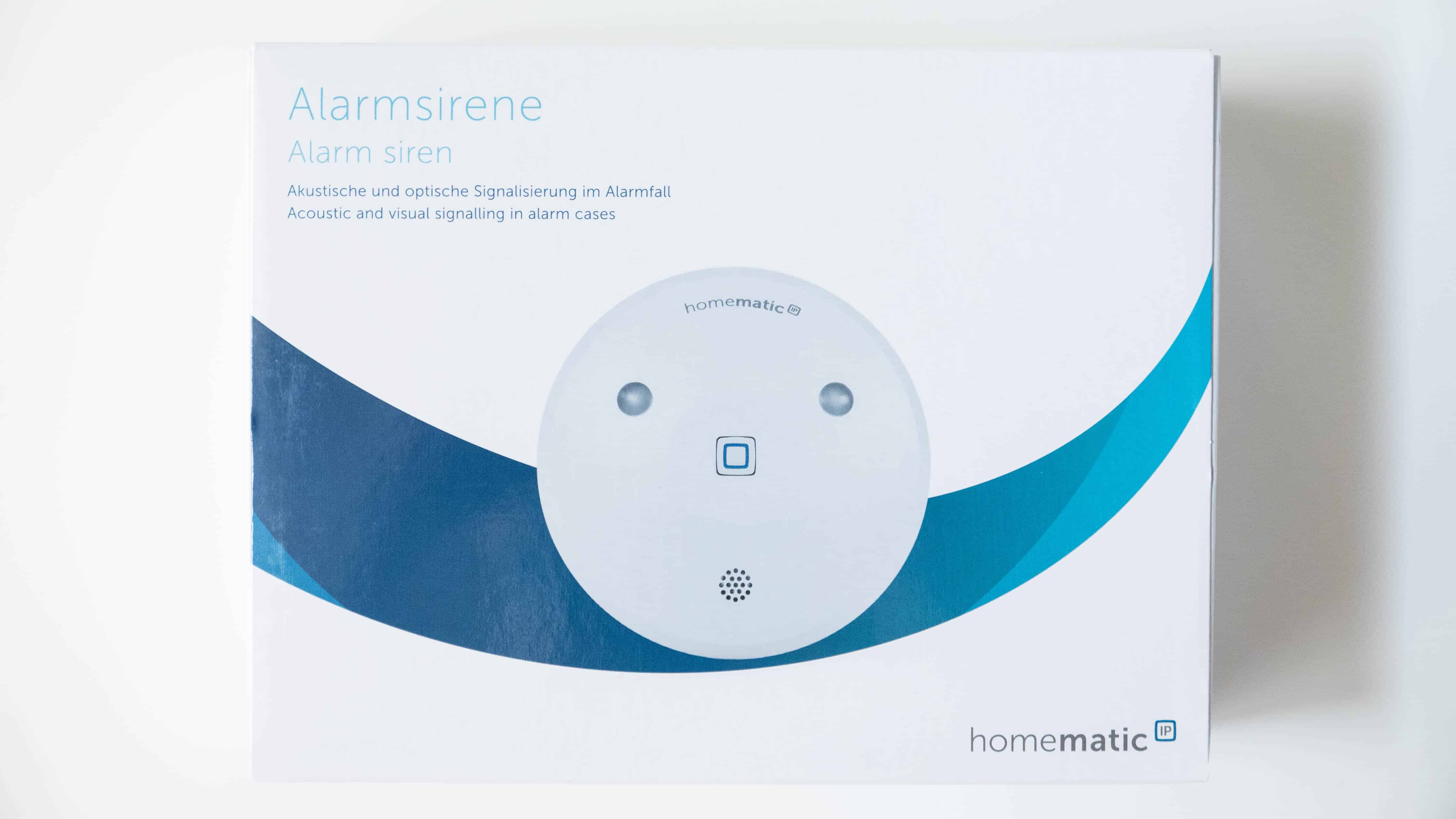 Homematic-IP-Sirene-Verpackung