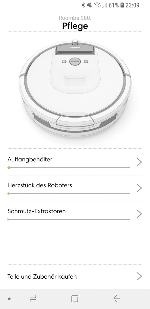 iRobot Roomba 980 App Details 13