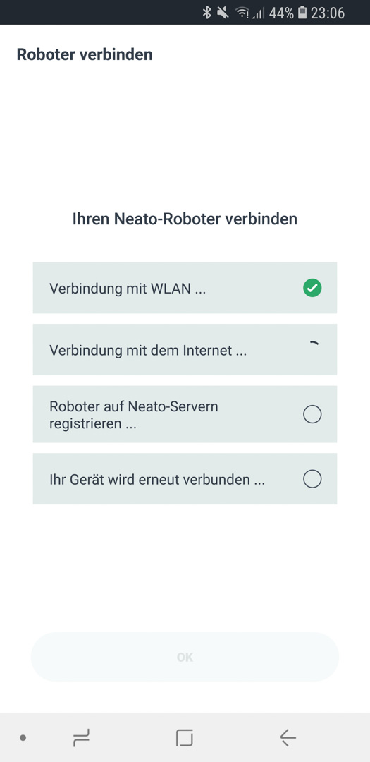 Neato Botvac D7 App Roboter hinzufügen 13