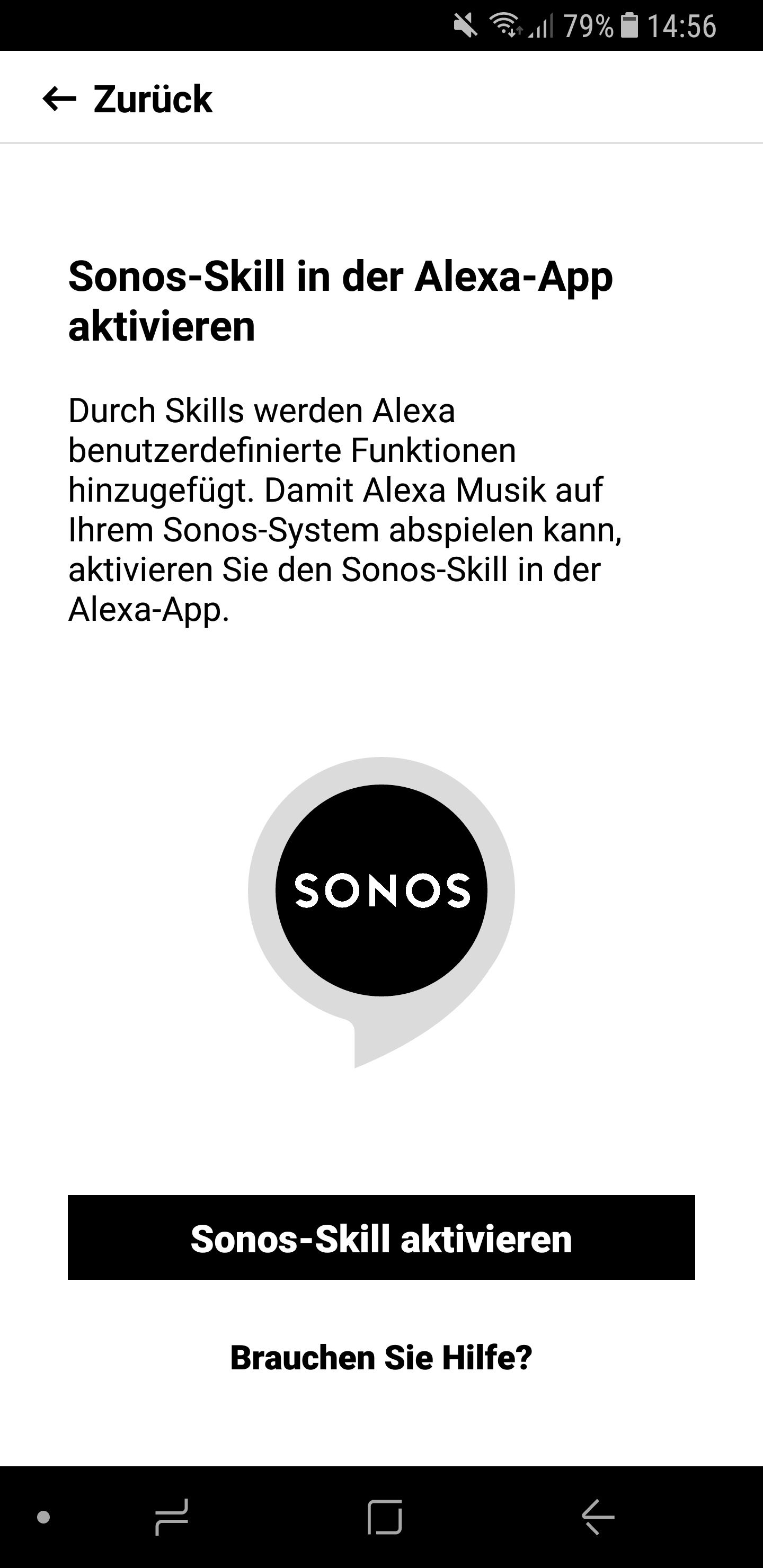 Sonos Skill einrichten 1