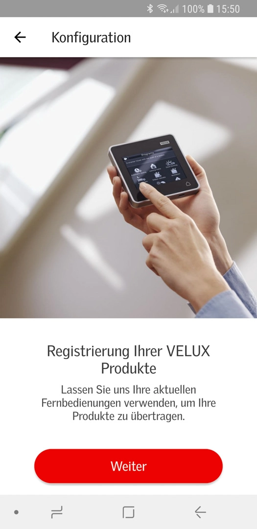 Velux KSX 100K mit KLI 310 in Smart Active einbinden 05