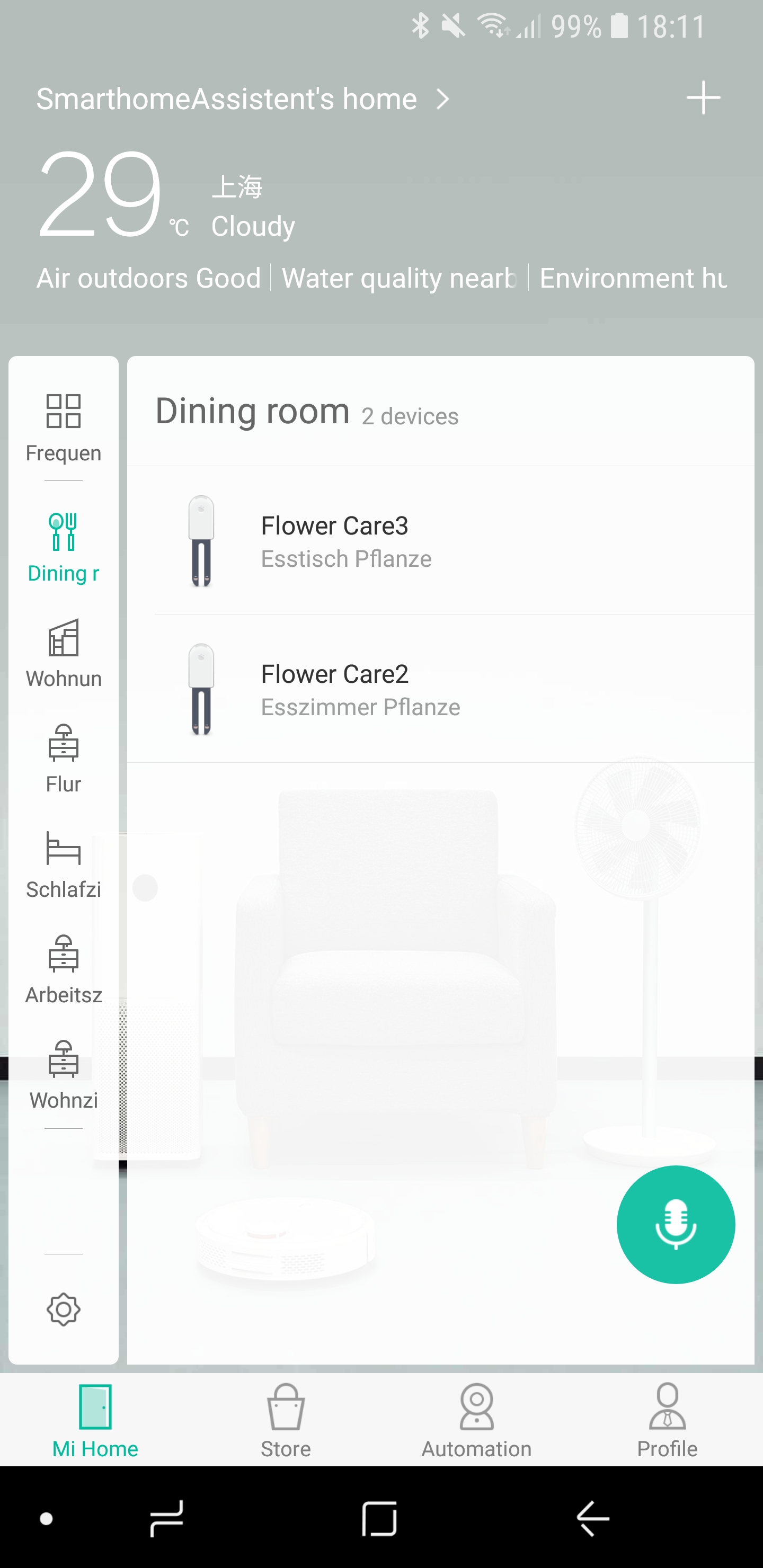 Mi Home Flower Care Feuchtigkeitssensor App 01