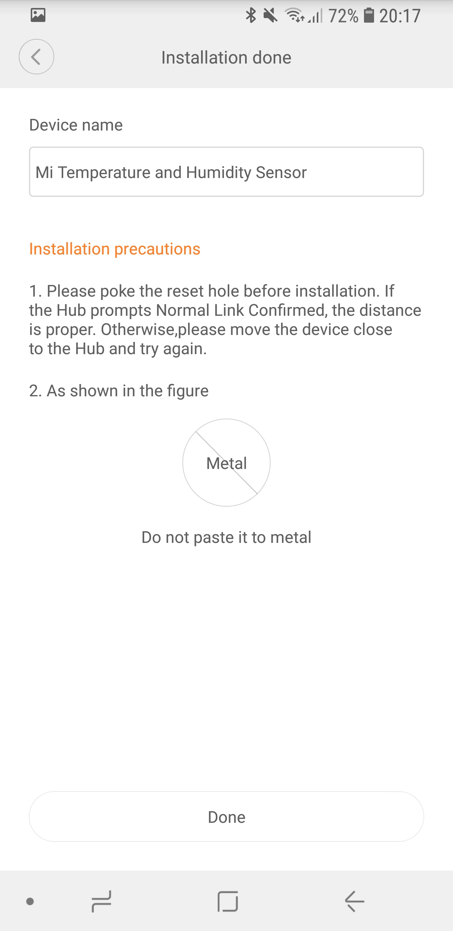 Xiaomi Mi Home Temperatursensor einrichten 06
