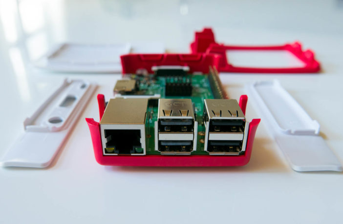 Raspberry Pi zusammenbauen perspektive