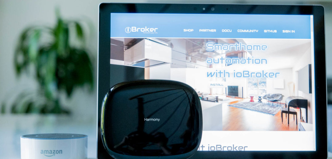 Logitech Harmony Hub mit Amazon Alexa und ioBroker steuern