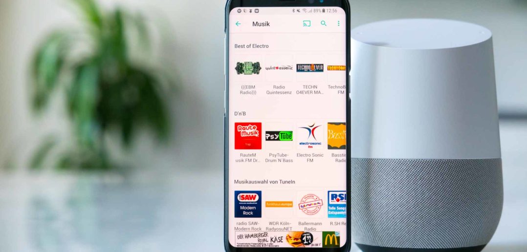 TuneIn mit dem Google Home hören
