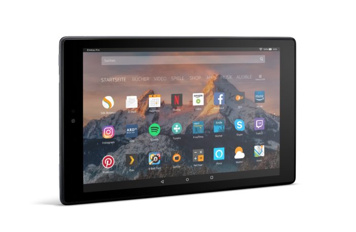 Alexa Hands-free kann auf Amazon Fire HD 10 genutzt werden