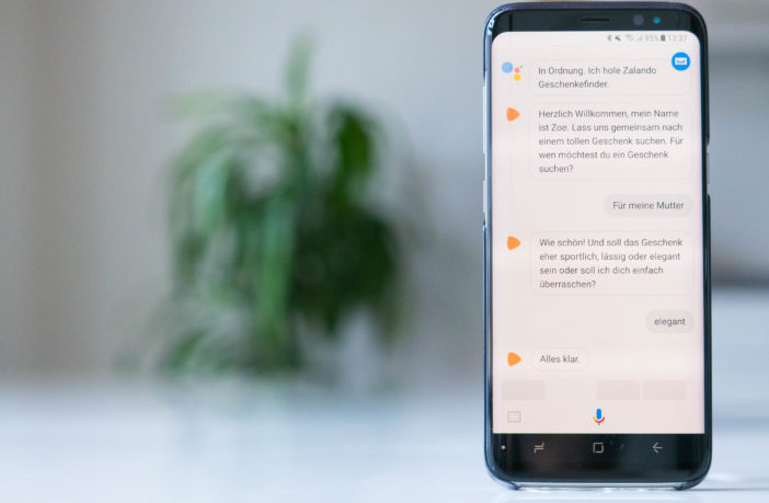 Zalando Geschenkefinder mit dem Google Assistant