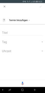Kalendereinträge und Termine mit dem Google Assistant