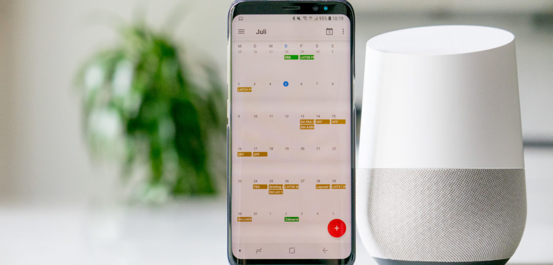 Kalendereinträge und Termine mit dem Google Assistant
