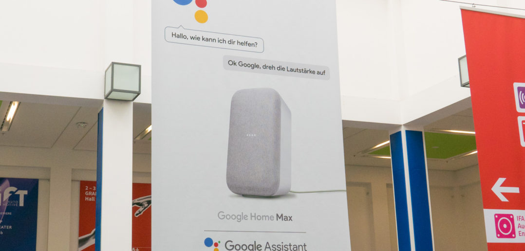 Google Home Max auf der IFA 2018