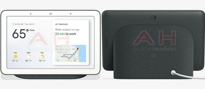(c) Bildquelle: https://www.androidheadlines.com/2018/09/exclusive-charcoal-google-home-hub-smart-display-image-leak.html