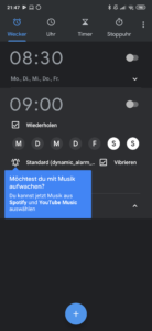 YouTube Music nun im Google Wecker verfügbar