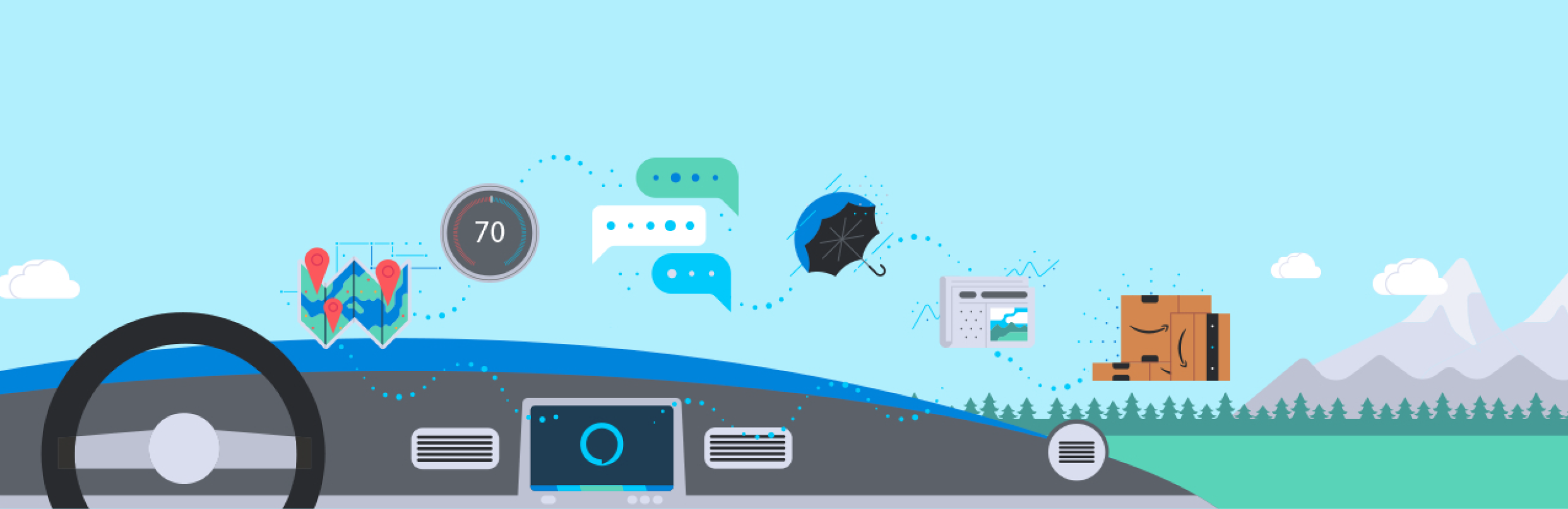  Alexa-App mit Auto-Modus für Musik, Anrufe und Navigation -  ComputerBase