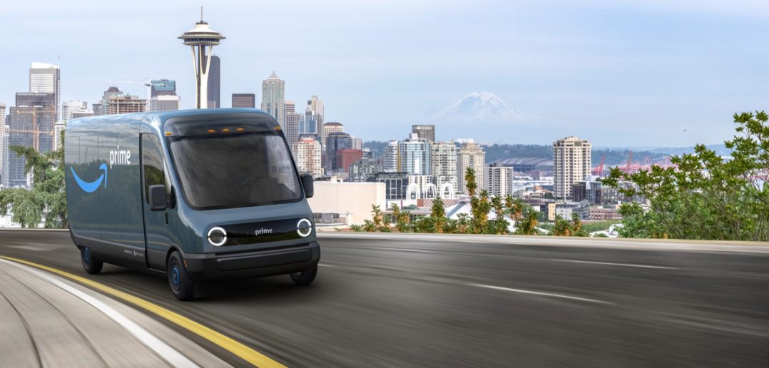 Amazon Rivian Lieferwagen