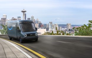 Amazon Rivian Lieferwagen