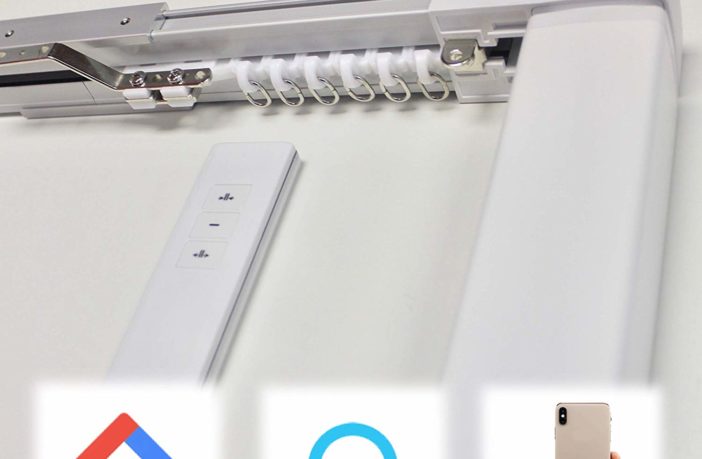 Smarte Vorhangschiene