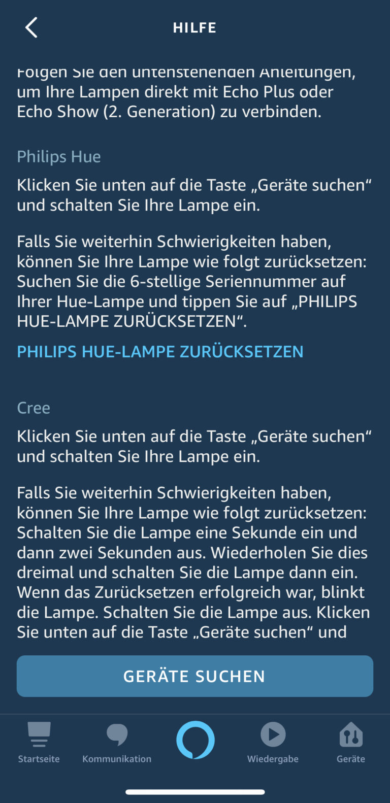 Philips Hue Lampen Reset ohne Bridge und Dimming Schalter