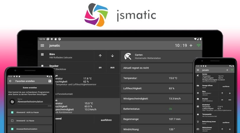 HomeMatic CCU App jsmatic