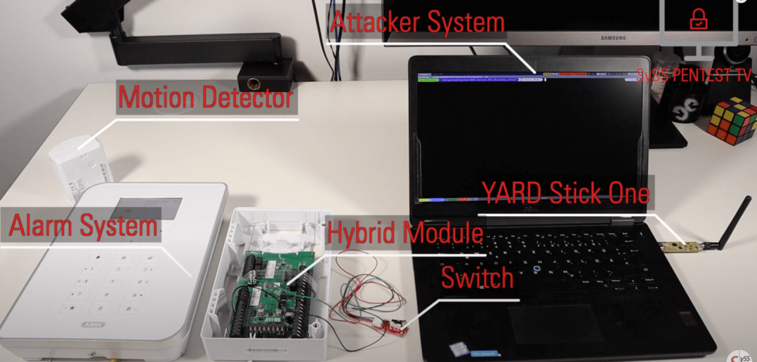 ABUS Secvest Spoofing Attack
