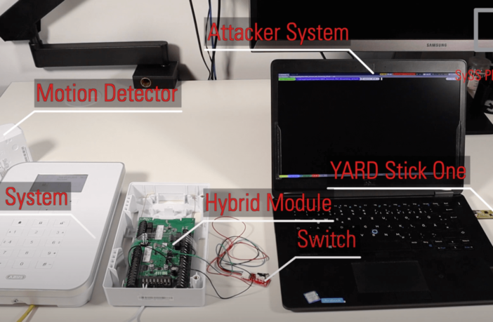 ABUS Secvest Spoofing Attack