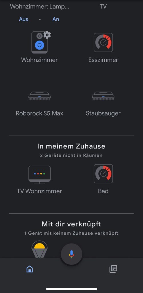 Google Home App Dark Mode
