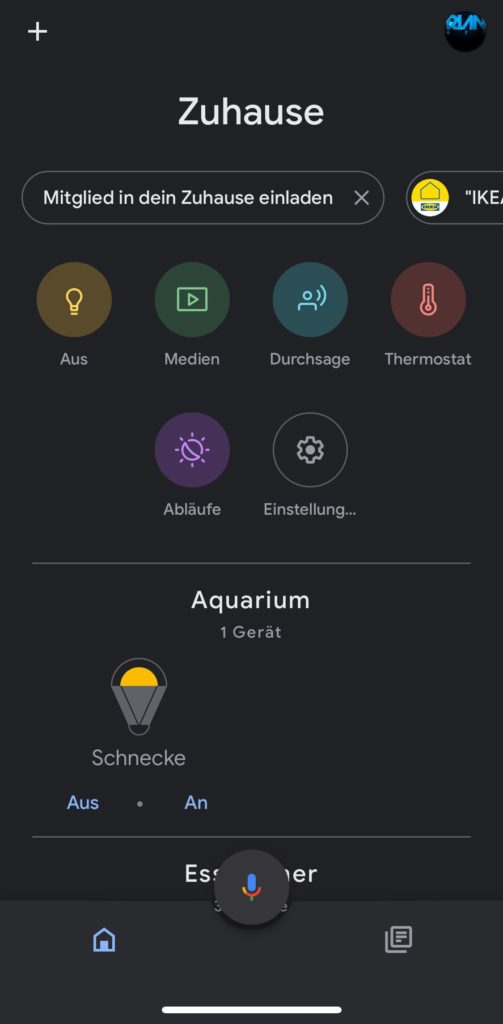 Google Home App Dark Mode