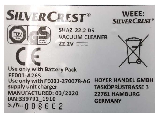 Silvercrest Akku-Sauger Rückrufaktion