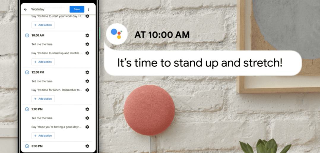 Google Assistant Routinen