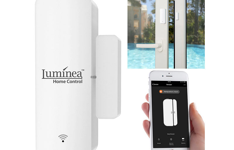 Luminea Home Control Tür- und Fenstersensor