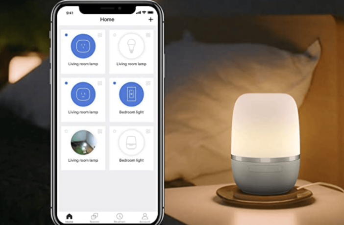 Meross Nachttischlampe