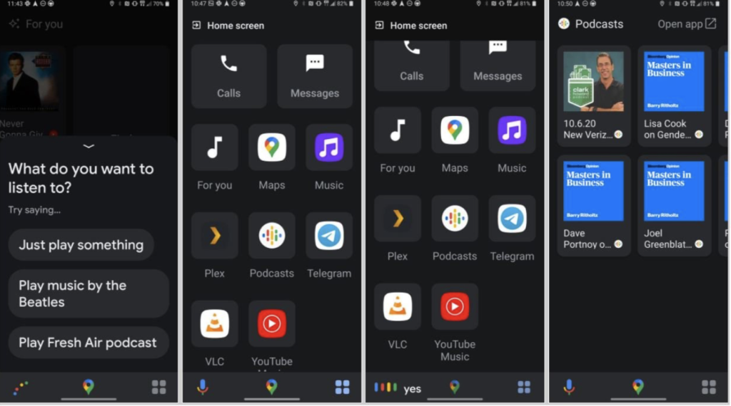 Google Assistant Driving Mode