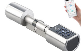 VisorTech Codeschloss: Elektronischer Tür-Schließzylinder mit Zahlencode
