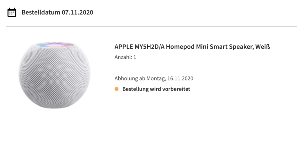 HomePod mini MediaMarkt