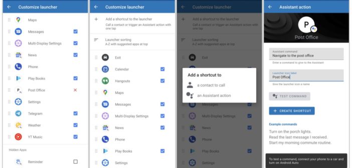 Android Auto Assistant Actions