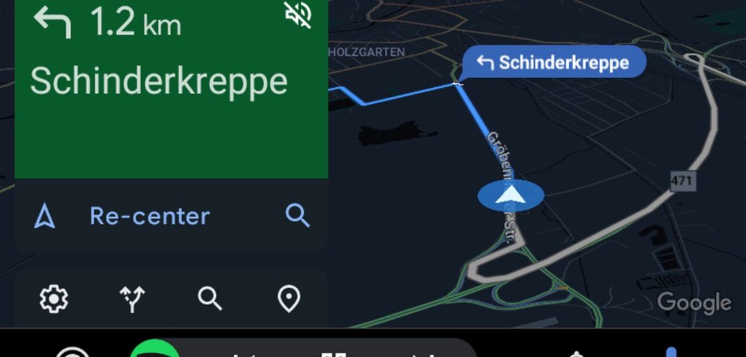 Android Auto Google Maps
