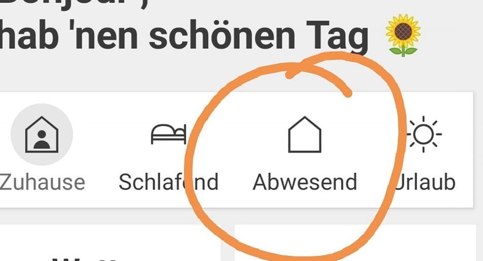 Screenshot Homee App
