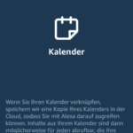 Alexa Google Kalender Schritt 1