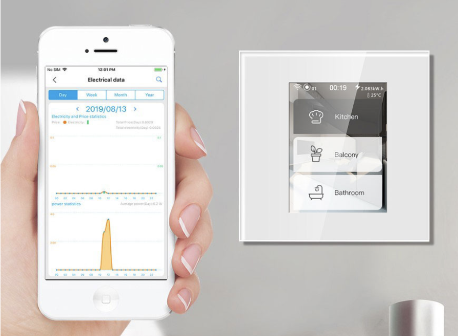 HomeKit Wandschalter mit Display
