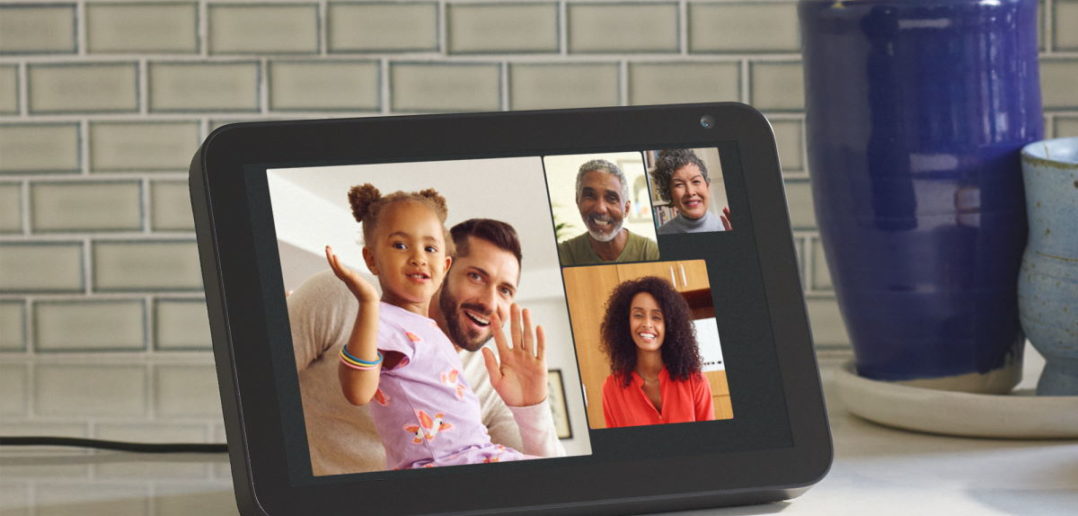 Gruppenanrufe Alexa Echo Show Videoanruf einer Gruppe