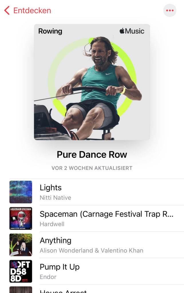 Apple Fitness+ Playlist