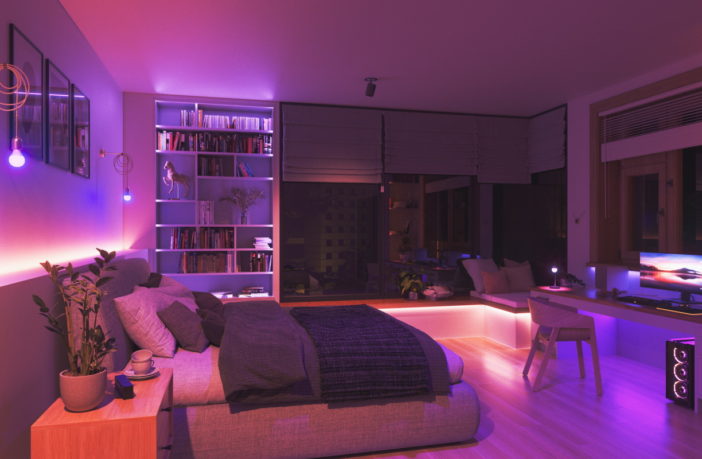 Nanoleaf Gaming Bedroom