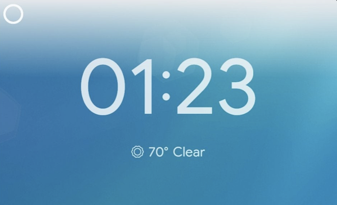 Google Home Uhrendesigns