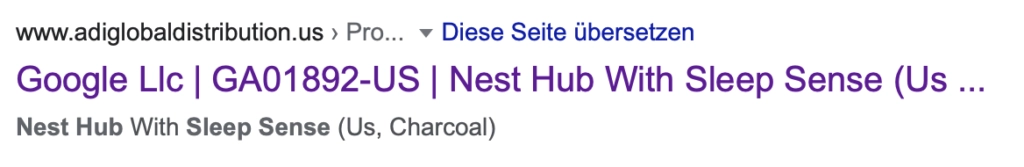 Google Nest Hub 2 Sleep Sense