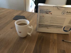 Blut an der Verpackung