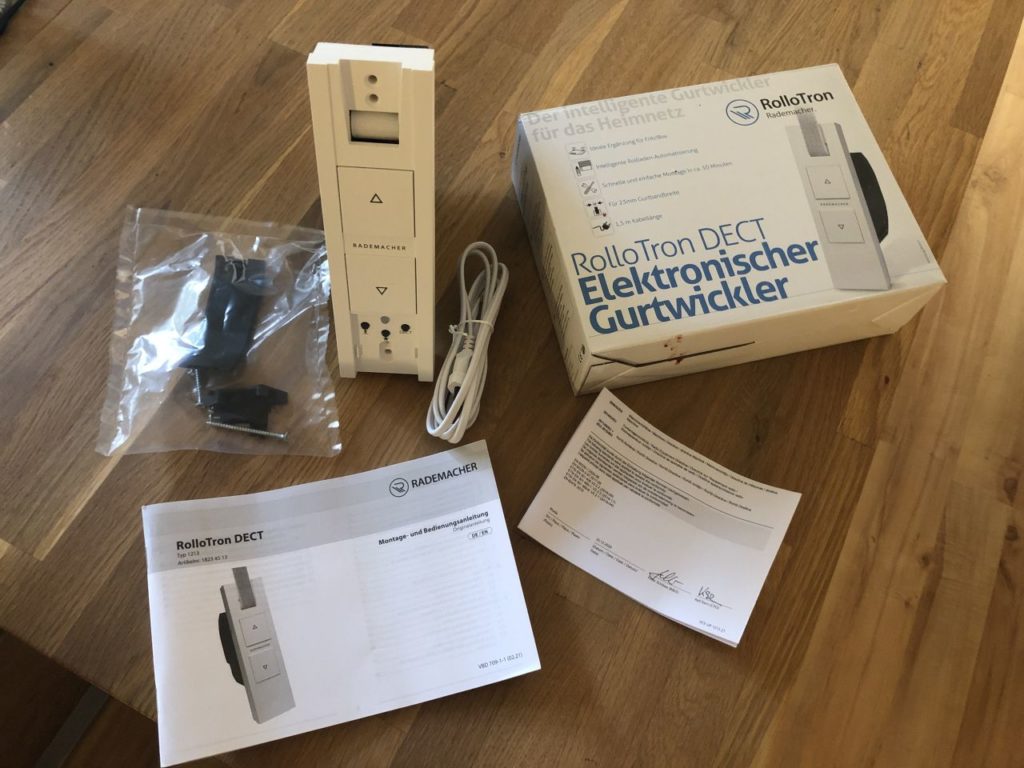 Lieferumfang RolloTron DECT