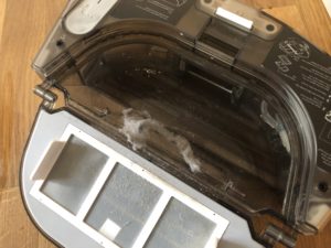 Lydsto R1 nach absaugen Schmutz