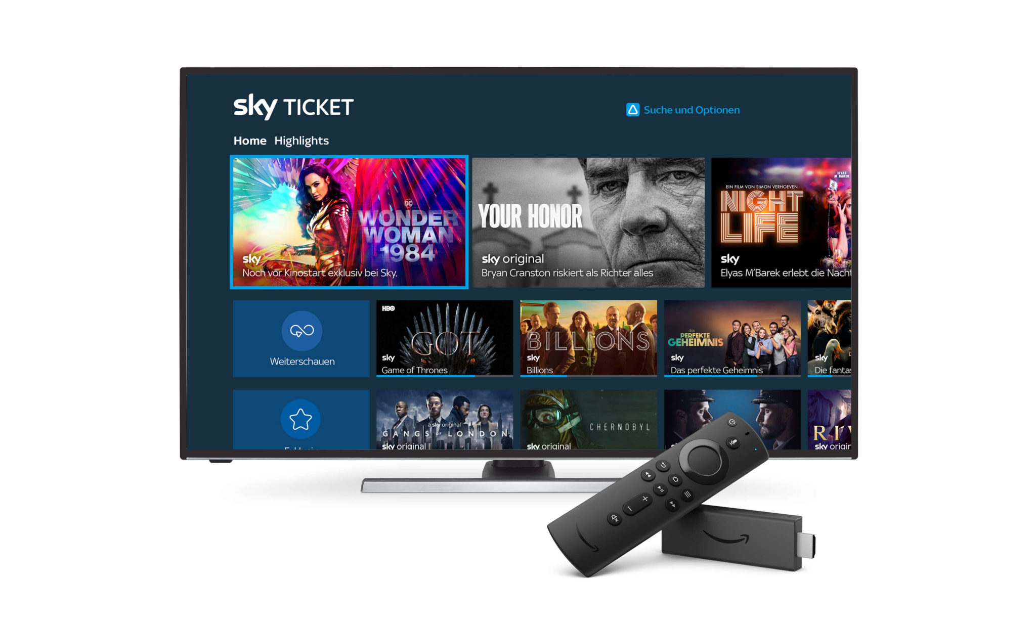 Fire TV Sky Ticket