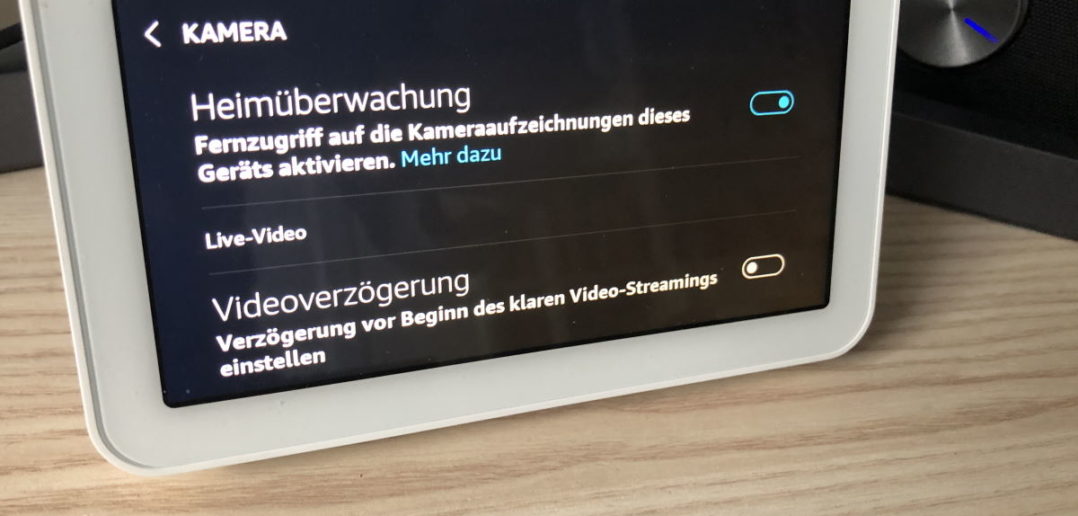 Überwachungsfunktion Heimüberwachung Einstellungen